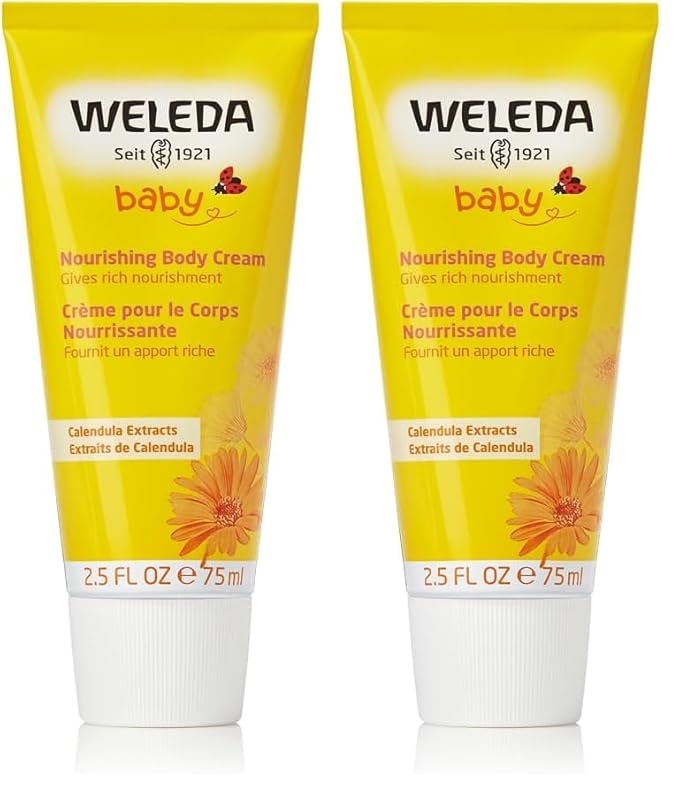 Weleda Calendula Body Cream, 2.5 Fluid Ounce (Pack of 2)