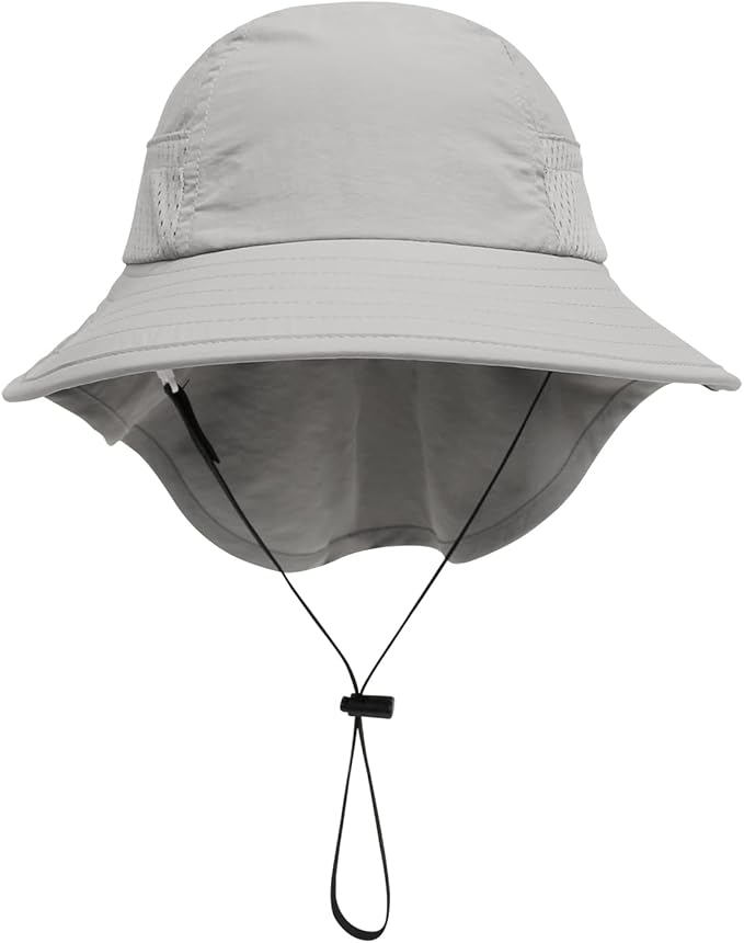 Baby Sun Hat UPF 50+ Toddler Wide Brim Beach Hats for Boys Girls 0-6 Years