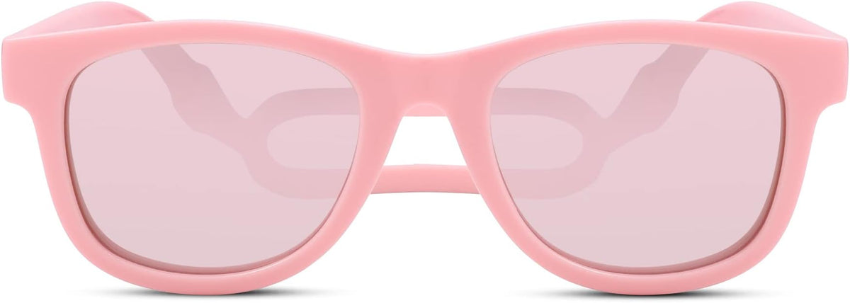 COASION Bendable Flexible Polarized Newborn Baby Sunglasses with Silicon Strap for Infant Boys Girls Age 0-12 Months CA9042