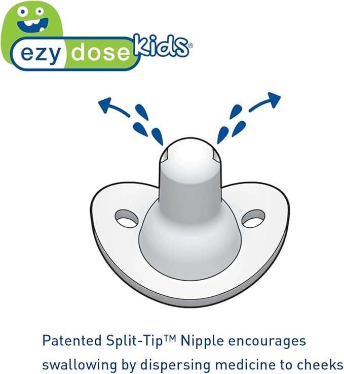 EZY DOSE Medicine Dispenser & Liquid Oral Syringe, Safe & Easy to Use, Precise Dosage for Distribution of Medication, Ideal for Liquids, Clear and Easy to Read Measurements, BPA-Free, Made in the USA