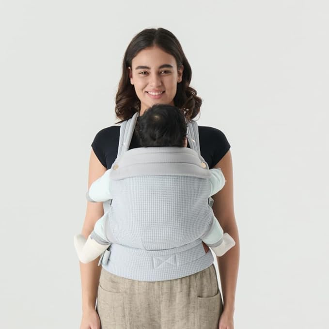 ·NEST BLANCHE·Baby Carrier,Cozy Baby Carrier 7-35lbs,Ergonomic Backpack Design,Air Mesh Breathable All Seasons