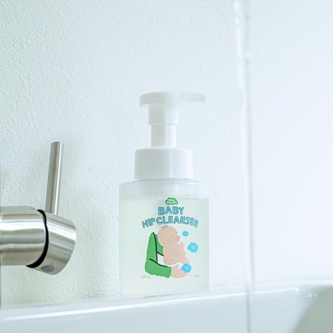 Baby Wash & Shampoo – Made in Korea Tear-Free Head-to-Toe Cleanser for Sensitive Skin (10.1 fl.oz, Bottom Cleanser)