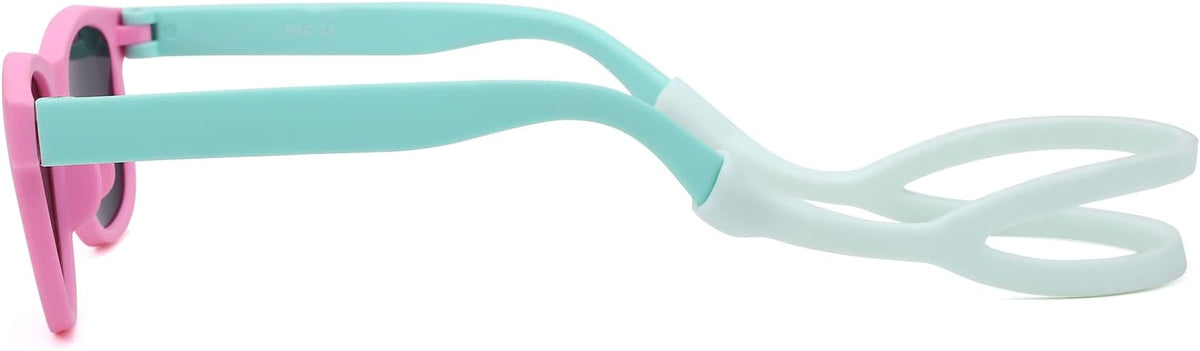 COASION Bendable Flexible Polarized Newborn Baby Sunglasses with Silicon Strap for Infant Boys Girls Age 0-12 Months CA9042
