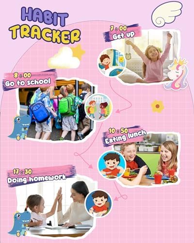 UCIDCI Kids Smart Phone for Girls Ages 3-7 with Dual Camera - Learning Games, Travel Toy with MP3 Music Player for Christmas, Birthday Gifts for 3-7 Year Old Boys