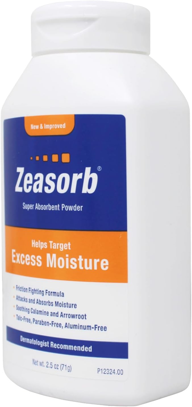 Zeasorb Super Absorbent Powder 2.50oz (Pack of 5)