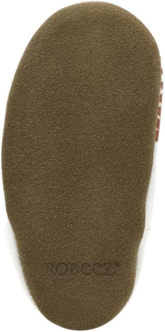 Robeez Baby Boys and Unisex Soft Soles Slip-Resistant Crib Shoes Slippers Moccasins for Infant and Toddler, 0-24 Months