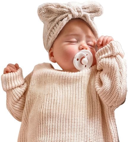 Personalized Baby Knit Sweater, Custom Baby Sweater with Hand-Embroidered Name and Monogram, Customized Unique Gift for Baby