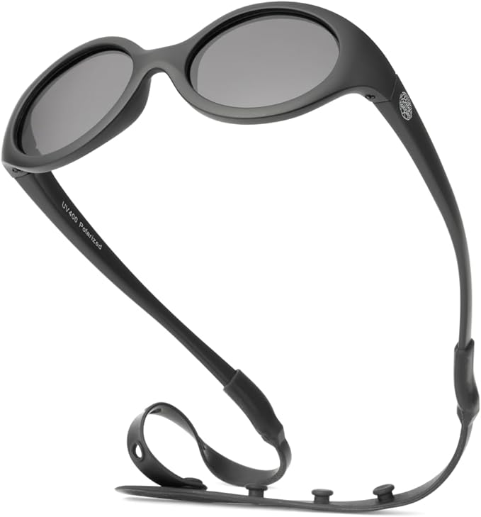 Polarized Baby Sunglasses With Strap - Unbreakable Flexible Infant Sunglasses For Toddlers Newborns 0-24 Months