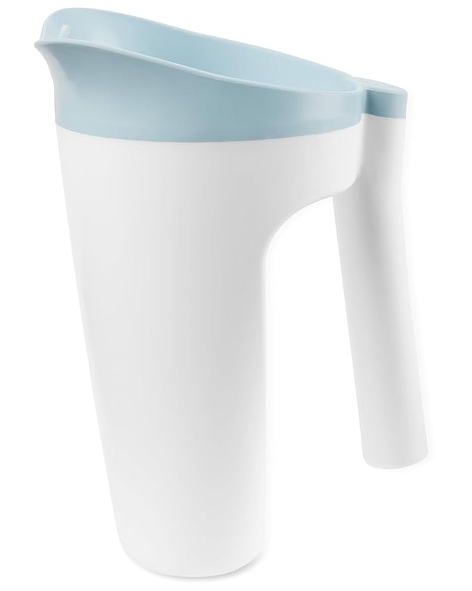 Skip Hop Baby Bath Rinse Cup Wave Tear Free Waterfall Rinser White