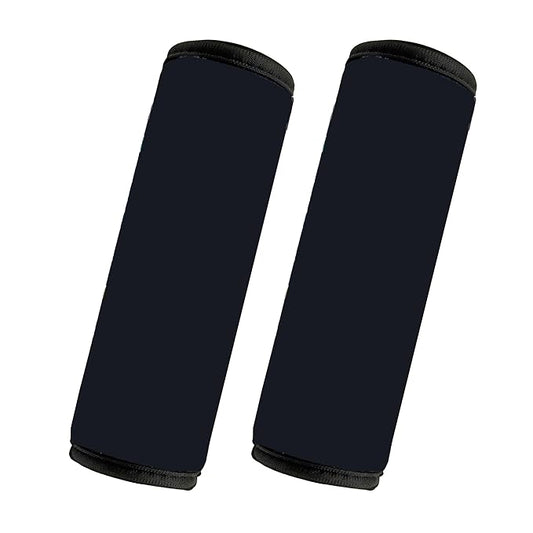 Seat Straps Shoulder Pads for Kids - Seat Belt Cover Pad, Perfect for Car Booster Seats, Strollers, High Chair, Backpacks, and More, Black