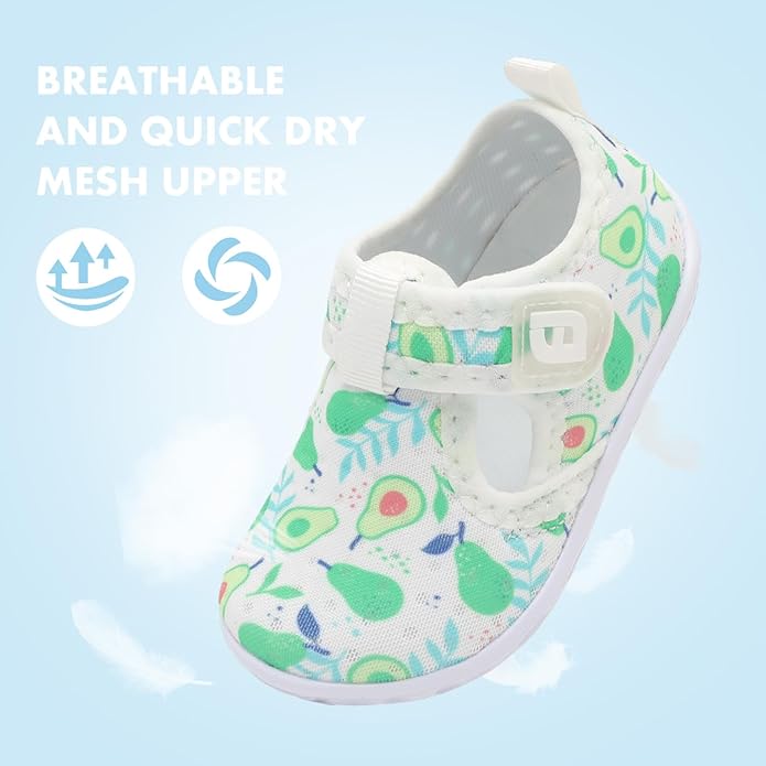 JOINFREE Baby Toddler Water Shoes Boys Girls Sandals Barefoot Kids Breathable Sneakers Shoes for Walking Running