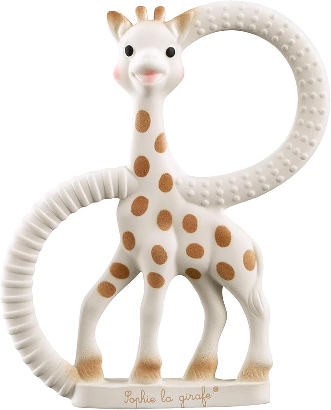 Sophie la girafe Teething Ring | Made from Natural Rubber | Designed for Teething Babies | Awaken All 5 Senses | Easy to Clean