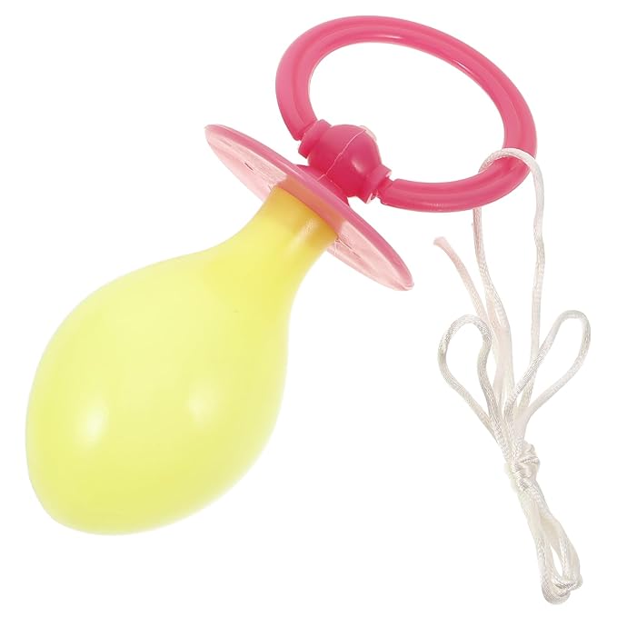 IMIKEYA Halloween Oversized Pacifier for Cosplay Party Decoration, Funny Photo Booth Prop Large Pacifier Novelty Costume Accessory Jumbo Pacifier A