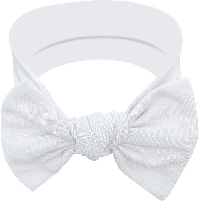 Baby Girl Headbands-Infant,Toddler Cotton Handmade Hairbands with Bows Child Hair Accessories