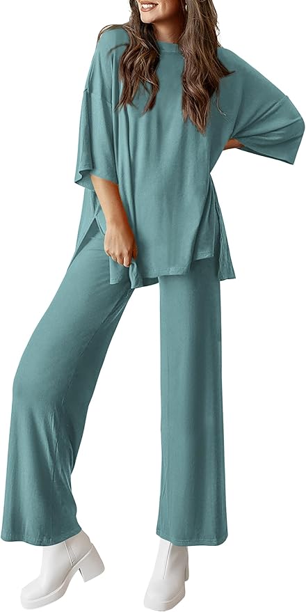 PRETTYGARDEN Two Piece Sets for Women Summer Fashion Lounge Matching Set 2026 Spring Travel Vacation Airport Outfits Clothing