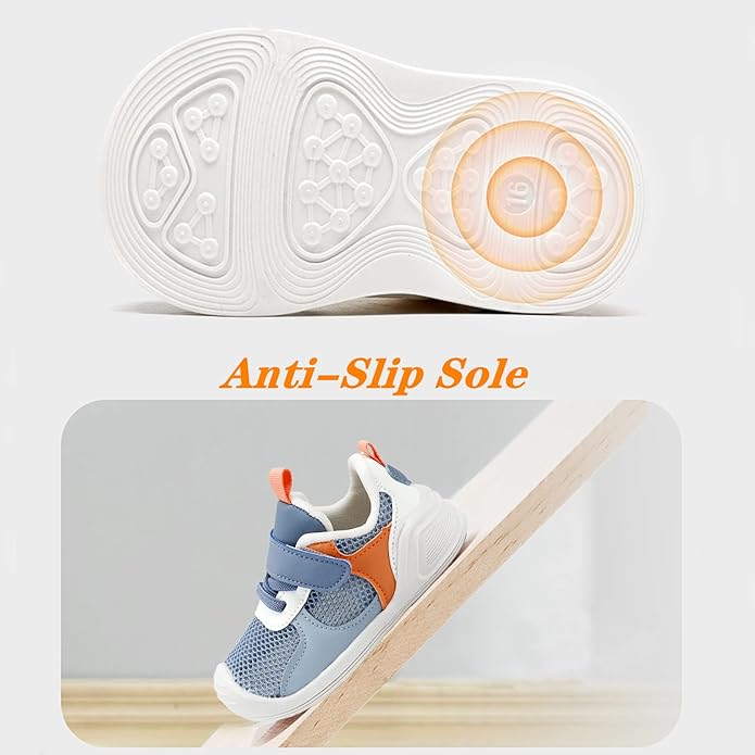 Baby Boy Girl Shoes Infant Non Slip Sneakers Breathable Lightweight Toddler First Walking Shoes 6 12 18 24 Months