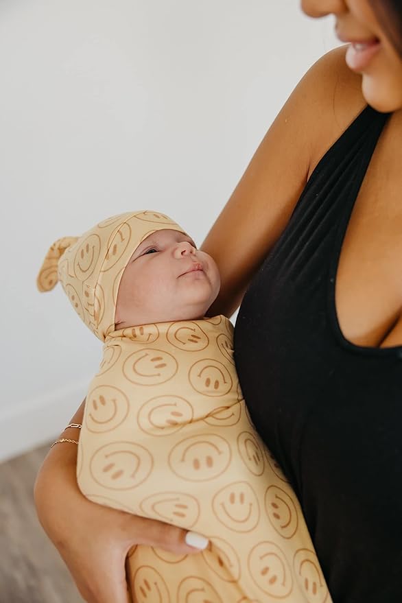 Copper Pearl Baby Swaddle Blanket - Premium Knit Baby Blanket, Large Soft Stretchy Receiving Blankets for Baby Boy and Girl, Swaddles for Newborn, Infant, and Toddler (Vance)