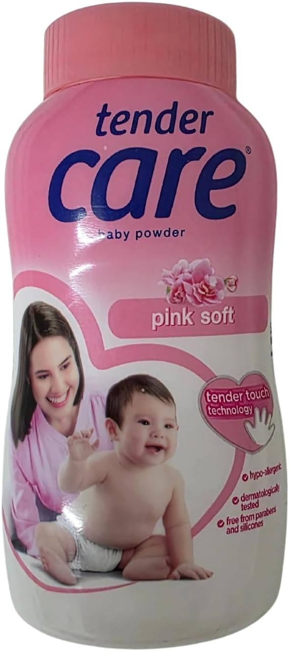 Tender Care Baby Powder, Pink Soft, 100 Grams (1)