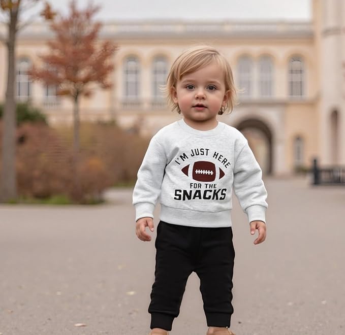 Infant Baby Boy Fall Clothes Set Funny Letter Sweatshirt Pant Outfit Toddler Winter Clothes 6 12 18 Months 2T 3T