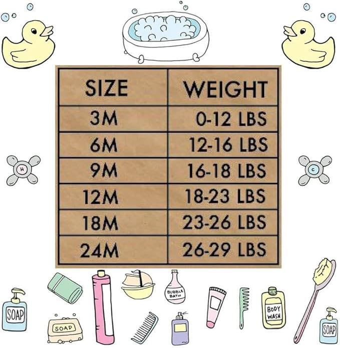 Hooded Baby Bath Towel and Washcloth 6 Piece Set for Newborns, Infants & Toddlers, Boys & Girls Baby Hooded Towels Set (Teddy Bears & Stripes)
