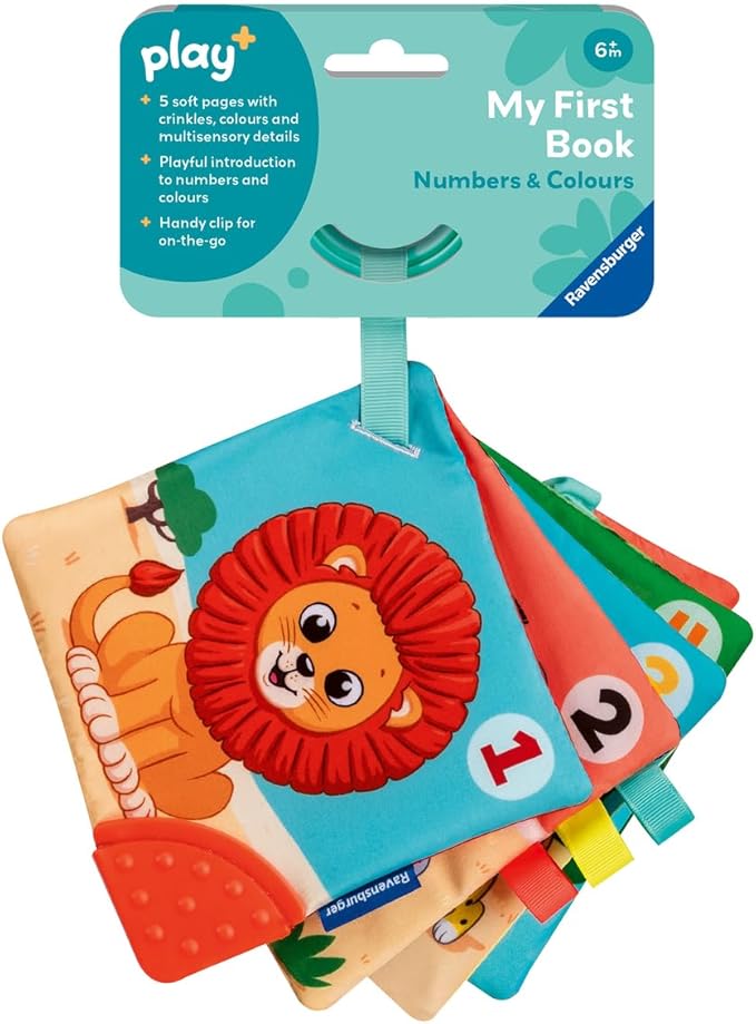 Ravensburger Play+ My First Book - Numbers & Colours - Early Learning Fun - Engages Visual & Cognitive Skills
