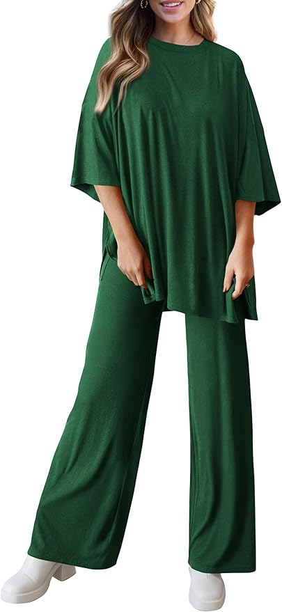PRETTYGARDEN Two Piece Sets for Women Summer Fashion Lounge Matching Set 2026 Spring Travel Vacation Airport Outfits Clothing