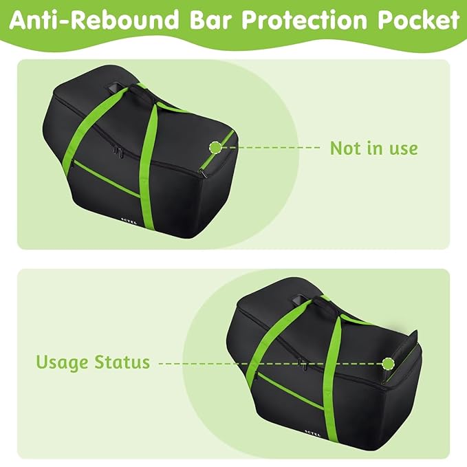 Infant Car Seat Travel Bag - Fits Infant Car Seats with Anti-Rebound Bar Base, Car Seat Storage Bag, Car Seat Carrier for Airport, Water Dirt Tear Resistant, Baby Essentials