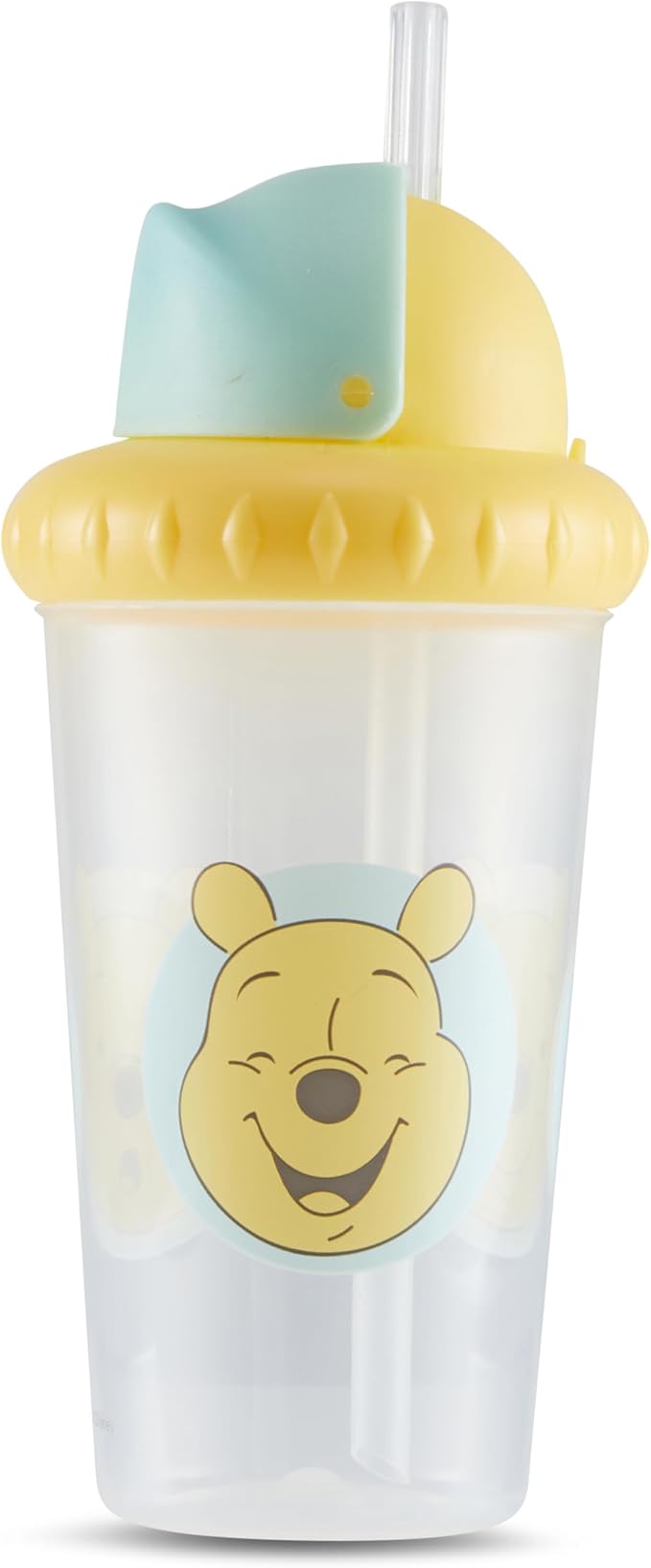 Disney Toddler Sippy Cups for Boys and Girls | 10 Ounce Sippy Cup Pack of Two with Straw and Lid | Durable Leak Proof Travel Water Bottle for Toddlers