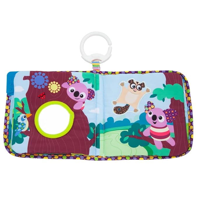 Lamaze Walla Walla the Koala Storytime, Clip on Pram and Pushchair Newborn Baby Toy, Clip and Go Toy, Sensory Toy for Babies with Colours and Sounds, Development Toy for Boys and Girls Aged 0 Months +