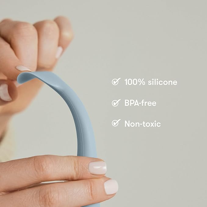 Frida Baby Diaper Cream Spatula, 100% Silicone Butt Spatula for Baby, Diaper Cream Applicator for Easy + Clean Use of Butt Paste & Diaper Rash Cream, BPA- Free, Blue