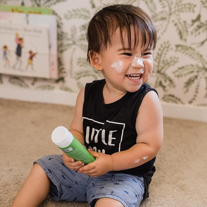 MooGoo Baby Soothing Moisturizer Nut Oil Free - Gentle & Hypoallergenic with 10% MSM for Sensitive, Irritated & Delicate Skin, Paediatrician Approved, for All Ages, 120g / 4.2 oz.