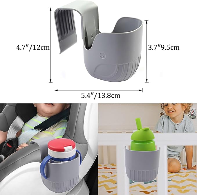 Child Cup Holder for Convertible Car Seats - Stroller Cup Holder Compatible with Most Convertible Car Seats, BPA Free