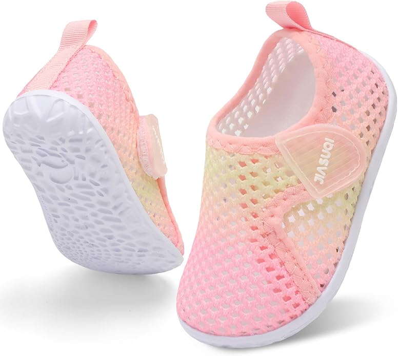 JIASUQI Baby Boys Girls Barefoot Swim Pool Water Shoes Beach Walking Sandals Athletic Sneakers