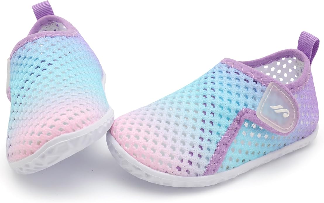 JIASUQI Baby Boys Girls Barefoot Swim Pool Water Shoes Beach Walking Sandals Athletic Sneakers