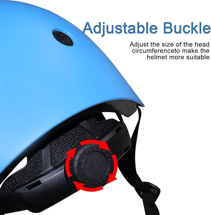 BURSUN Kids Bike Helmet Ventilation & Adjustable Toddler Helmet for Ages 2-14 Kids Boys Girls Multi-Sport Helmet for Skateboard Roller Skateing Bicycle Scooter blance Bike