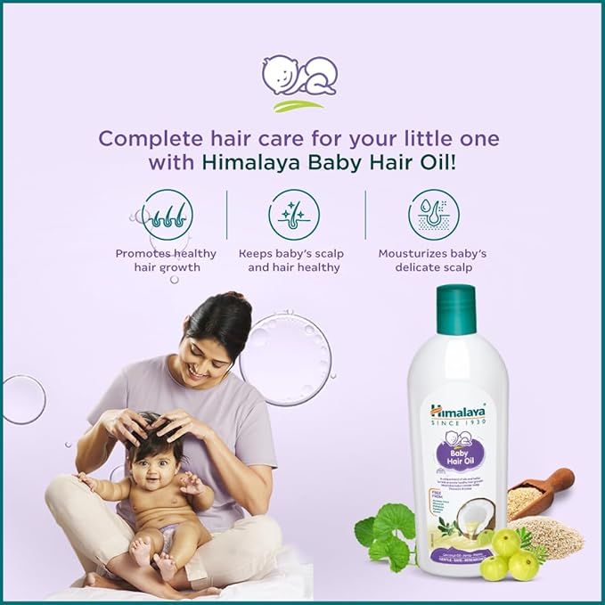 Himalaya Baby Hair Oil, 200ml