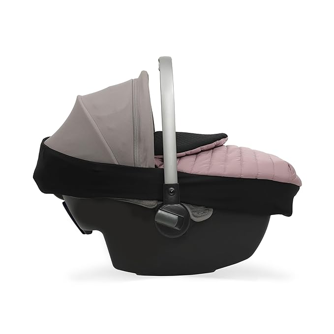 Little Unicorn Winter Car Seat Cover | Premium Insulated Fabric | Universal Fit & Easy to Install | Travel Bag Included (Mauve)