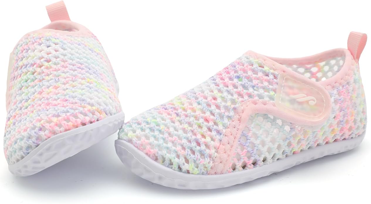 JIASUQI Baby Boys Girls Barefoot Swim Pool Water Shoes Beach Walking Sandals Athletic Sneakers