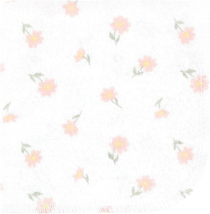 Hudson Baby Unisex Baby Flannel Cotton Washcloths, Hummingbird Garden 12 Pack, One Size