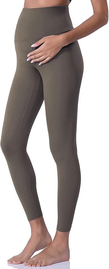 POSHDIVAH Women's Maternity Leggings Over The Belly Pregnancy Yoga Pants Active Wear Workout Leggings