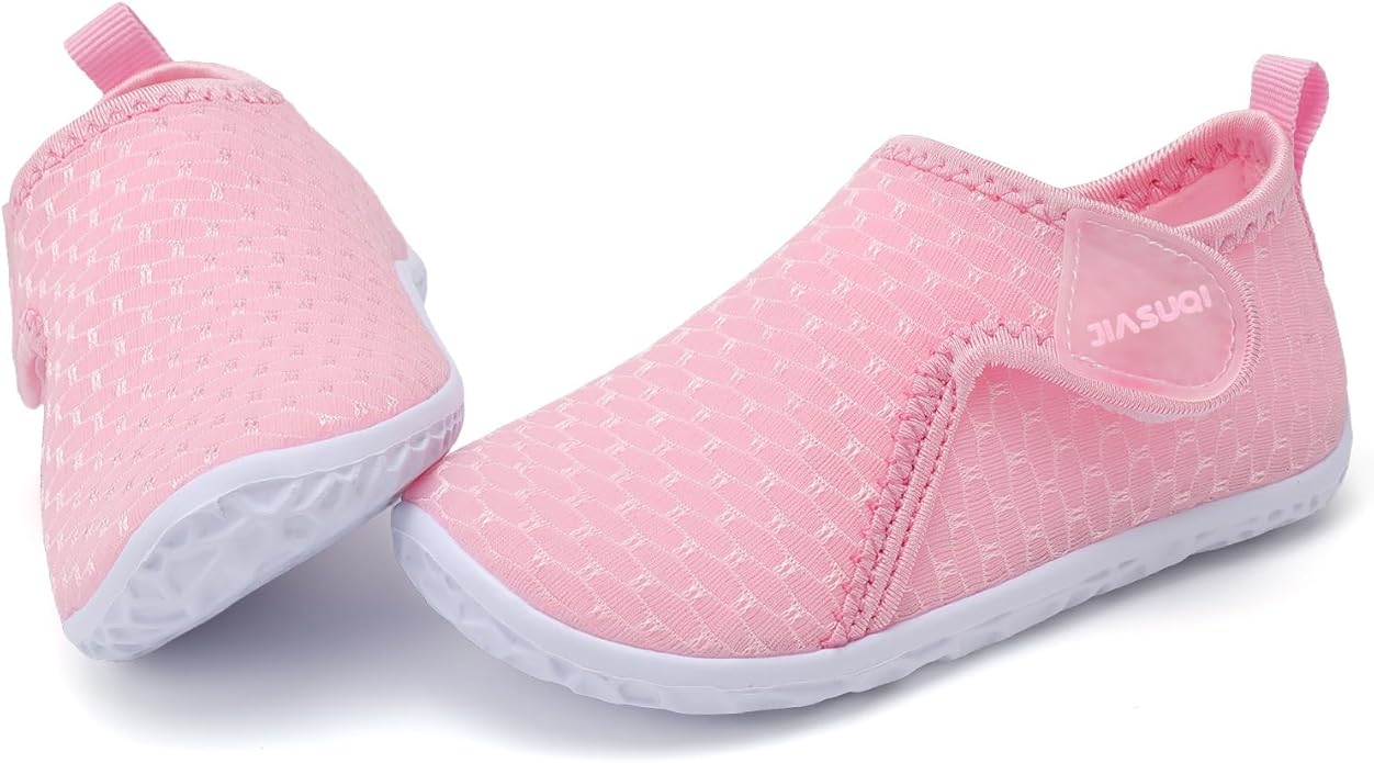 JIASUQI Baby Boys Girls Barefoot Swim Pool Water Shoes Beach Walking Sandals Athletic Sneakers