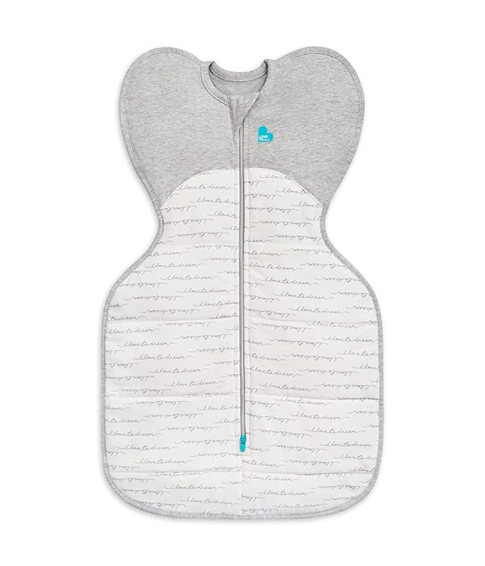 Love to Dream Warm Swaddle UP 2.5 TOG Baby Sleep Sack for Autumn & Winter | Arms Up Position for Self-Soothing, Calms Startle Reflex | Newborn 5-8.5 lbs, White Dreamer