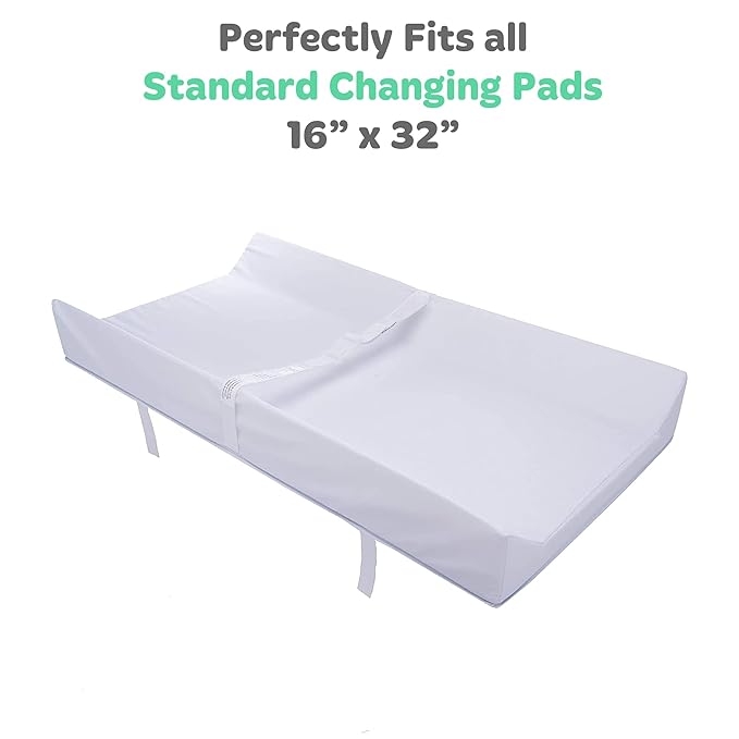 Changing Pad Covers for Baby Diaper Changing Table Pad – Neutral for Boys and Girls 100% Jersey Cotton Sheets – Grey White Elephant, Star, Cloud, Moon, Owl – 2 Pack