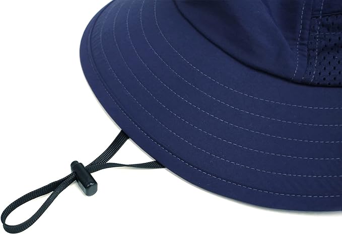 Baby Sun Hat UPF 50+ Toddler Wide Brim Beach Hats for Boys Girls 0-6 Years