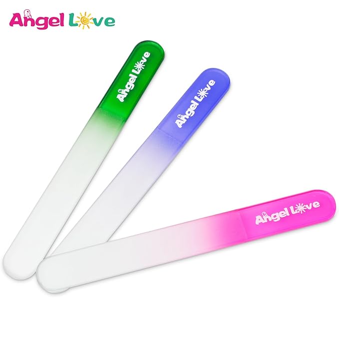 Baby Nail File, 3 Pack, Emery Board Glass, Crystal, Set for Newborns, Toddlers, Infant, Babies & Young Children, New Moms & Baby Shower,ZJC1