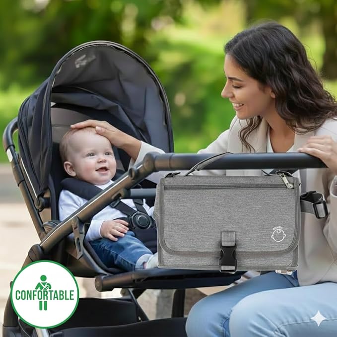 Baby Portable Diaper Changing Pad - Baby Changing Pad & Diaper Changer Travel Bag