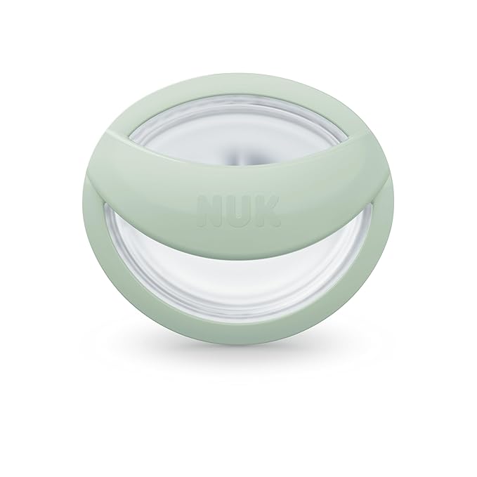 NUK Perfect Match Silicone Newborn Pacifier, for Ages 0-6m, 4 Pack, Green & White