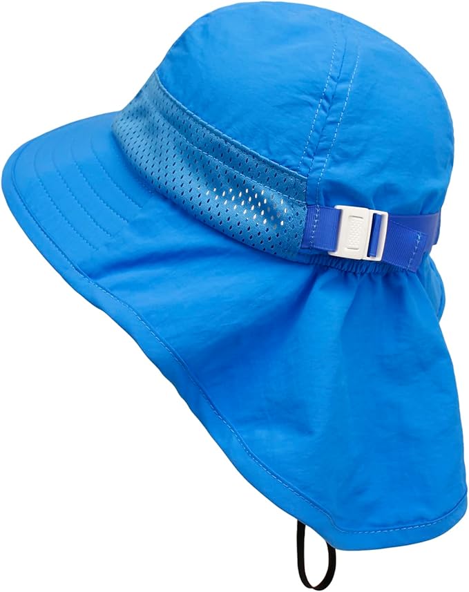 Baby Sun Hat UPF 50+ Toddler Wide Brim Beach Hats for Boys Girls 0-6 Years