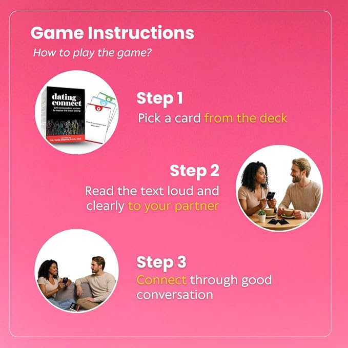 Life Sutra Dating Connect Couples Card Game - 220 Conversation Cards for Couples - Strengthen Communication, Build Trust & Deepen Bond - Ideal for Date Night, Wedding, Husband & Wife Gifts