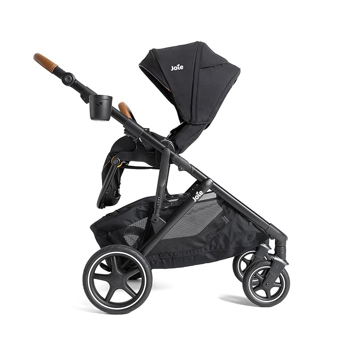Joie Chive Single-to-Double Reversible Stroller, 20+ Customizable Modes, Suspension & All-Terrain Rubber Wheels, Expandable UPF 50+ Canopy (Shale)